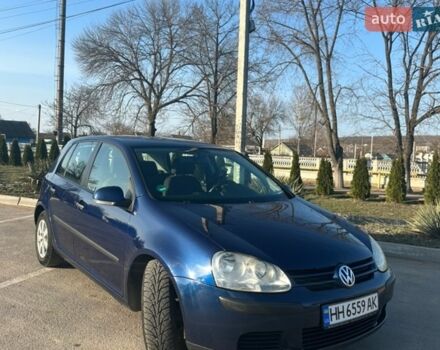 Синий Фольксваген Гольф, объемом двигателя 1.6 л и пробегом 205 тыс. км за 6500 $, фото 1 на Automoto.ua