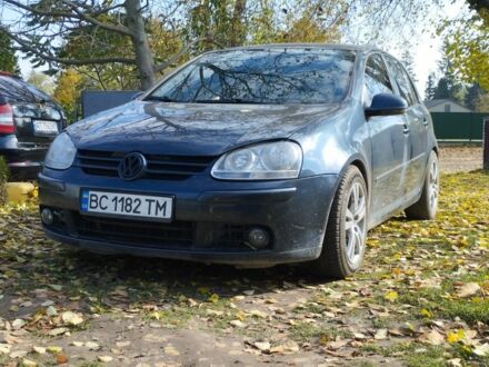 Синий Фольксваген Гольф, объемом двигателя 2 л и пробегом 220 тыс. км за 5300 $, фото 1 на Automoto.ua