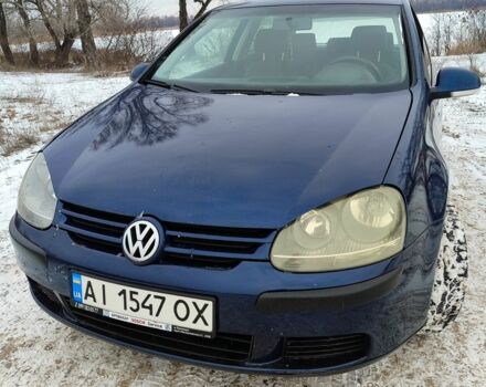 Синий Фольксваген Гольф, объемом двигателя 2 л и пробегом 335 тыс. км за 4999 $, фото 1 на Automoto.ua