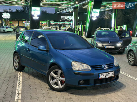 Синий Фольксваген Гольф, объемом двигателя 1.99 л и пробегом 250 тыс. км за 5500 $, фото 1 на Automoto.ua