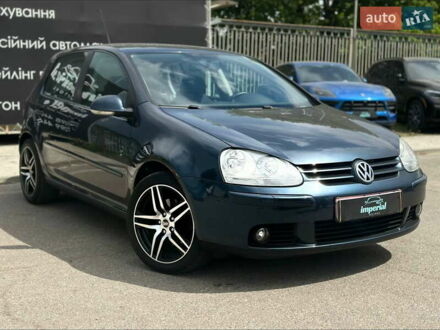 Синий Фольксваген Гольф, объемом двигателя 1.4 л и пробегом 210 тыс. км за 6600 $, фото 1 на Automoto.ua