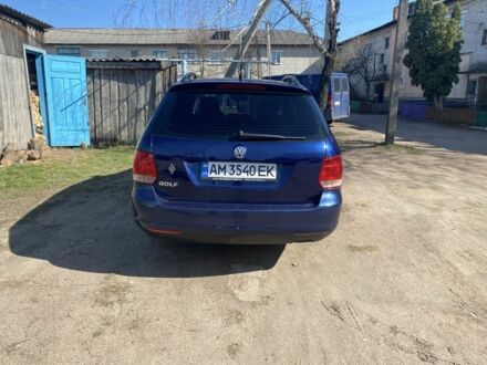 Синий Фольксваген Гольф, объемом двигателя 1.6 л и пробегом 266 тыс. км за 5700 $, фото 1 на Automoto.ua