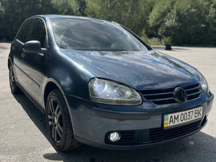 Синий Фольксваген Гольф, объемом двигателя 1.9 л и пробегом 338 тыс. км за 6400 $, фото 1 на Automoto.ua