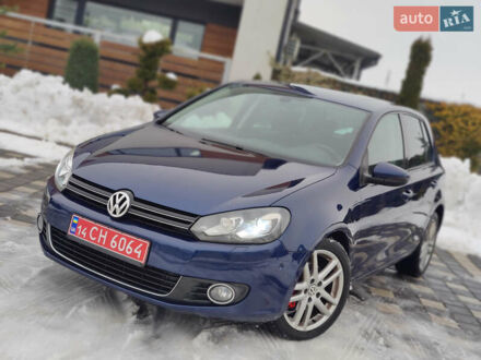 Синий Фольксваген Гольф, объемом двигателя 1.4 л и пробегом 258 тыс. км за 8750 $, фото 1 на Automoto.ua