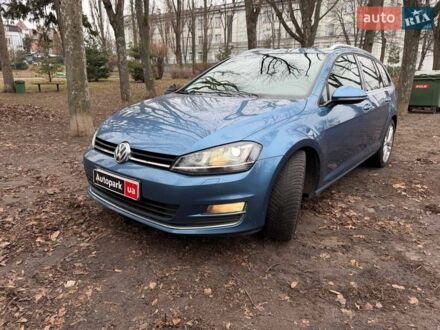 Синий Фольксваген Гольф, объемом двигателя 2 л и пробегом 274 тыс. км за 13890 $, фото 1 на Automoto.ua