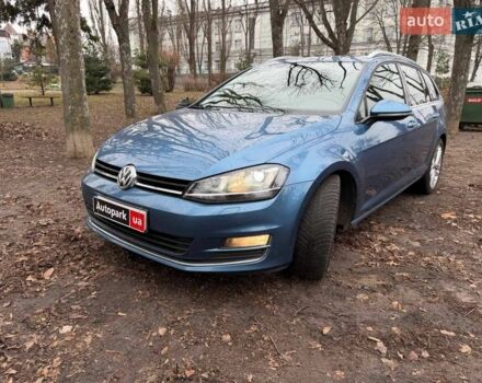 Синий Фольксваген Гольф, объемом двигателя 2 л и пробегом 274 тыс. км за 13890 $, фото 1 на Automoto.ua