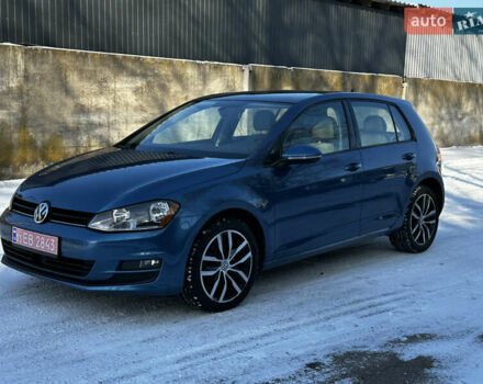 Синий Фольксваген Гольф, объемом двигателя 1.8 л и пробегом 130 тыс. км за 14000 $, фото 1 на Automoto.ua