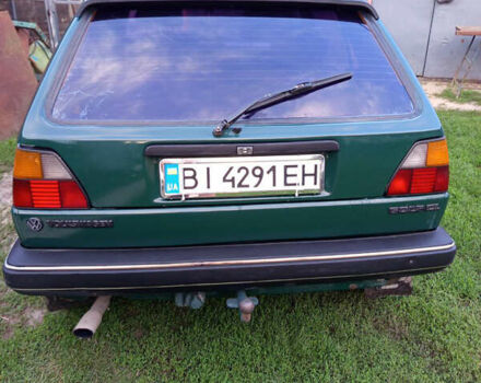 Зеленый Фольксваген Гольф, объемом двигателя 1.59 л и пробегом 250 тыс. км за 2100 $, фото 1 на Automoto.ua