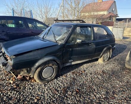 Зеленый Фольксваген Гольф, объемом двигателя 1.7 л и пробегом 400 тыс. км за 800 $, фото 1 на Automoto.ua