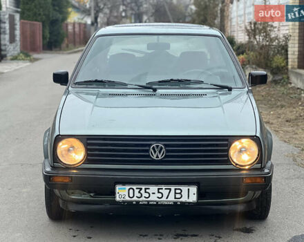 Зеленый Фольксваген Гольф, объемом двигателя 1.59 л и пробегом 200 тыс. км за 2500 $, фото 2 на Automoto.ua