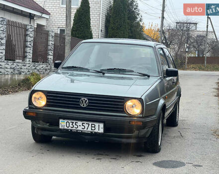 Зеленый Фольксваген Гольф, объемом двигателя 1.59 л и пробегом 200 тыс. км за 2500 $, фото 1 на Automoto.ua