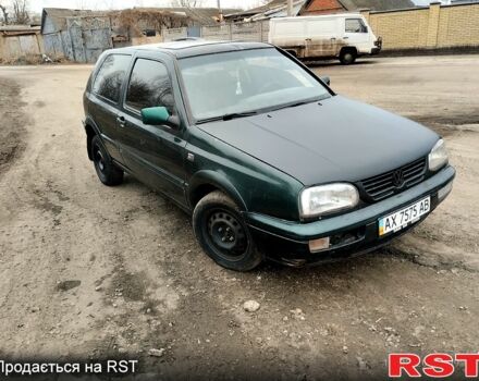 Зеленый Фольксваген Гольф, объемом двигателя 1.8 л и пробегом 164 тыс. км за 1399 $, фото 1 на Automoto.ua