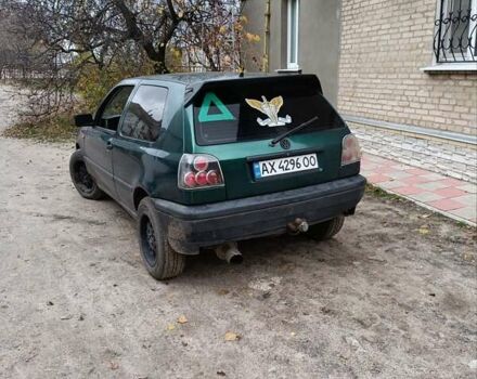 Зеленый Фольксваген Гольф, объемом двигателя 1.4 л и пробегом 246 тыс. км за 2000 $, фото 1 на Automoto.ua