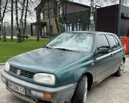 Зеленый Фольксваген Гольф, объемом двигателя 1.9 л и пробегом 115 тыс. км за 1600 $, фото 1 на Automoto.ua