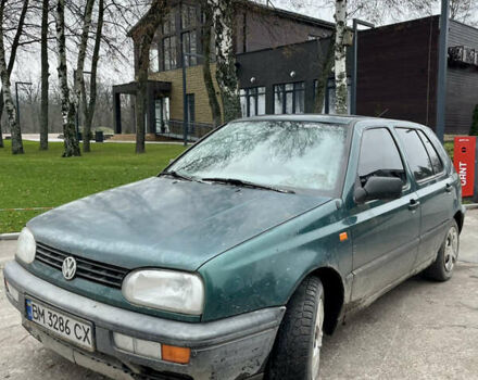 Зеленый Фольксваген Гольф, объемом двигателя 1.9 л и пробегом 230 тыс. км за 1600 $, фото 1 на Automoto.ua