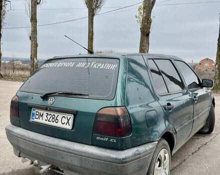 Зеленый Фольксваген Гольф, объемом двигателя 1.9 л и пробегом 230 тыс. км за 1600 $, фото 2 на Automoto.ua
