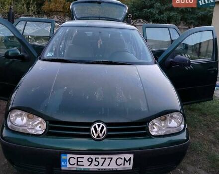 Зеленый Фольксваген Гольф, объемом двигателя 1.9 л и пробегом 331 тыс. км за 3000 $, фото 3 на Automoto.ua