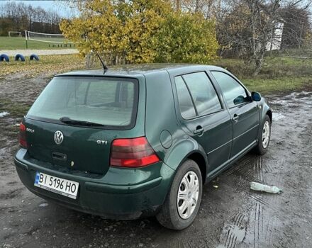 Зеленый Фольксваген Гольф, объемом двигателя 1.8 л и пробегом 257 тыс. км за 3924 $, фото 1 на Automoto.ua