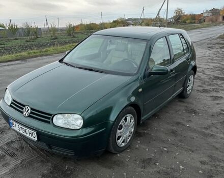 Зеленый Фольксваген Гольф, объемом двигателя 1.8 л и пробегом 257 тыс. км за 3924 $, фото 2 на Automoto.ua