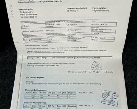 Зеленый Фольксваген Гольф, объемом двигателя 1.6 л и пробегом 221 тыс. км за 5200 $, фото 41 на Automoto.ua