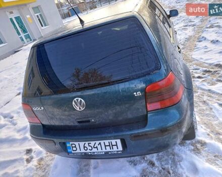 Зеленый Фольксваген Гольф, объемом двигателя 1.6 л и пробегом 237 тыс. км за 4150 $, фото 2 на Automoto.ua