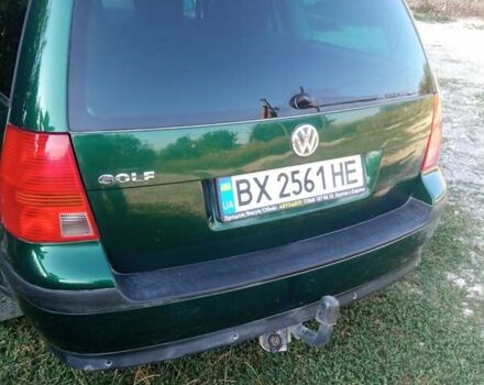 Зеленый Фольксваген Гольф, объемом двигателя 1.39 л и пробегом 198 тыс. км за 4300 $, фото 1 на Automoto.ua