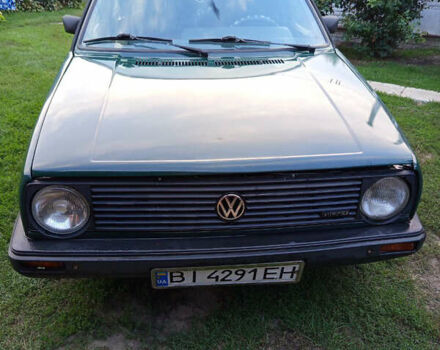 Зеленый Фольксваген Гольф, объемом двигателя 1.59 л и пробегом 250 тыс. км за 2100 $, фото 1 на Automoto.ua