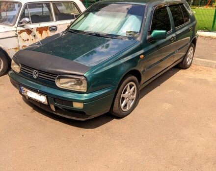 Зеленый Фольксваген Гольф, объемом двигателя 1.8 л и пробегом 360 тыс. км за 1900 $, фото 1 на Automoto.ua