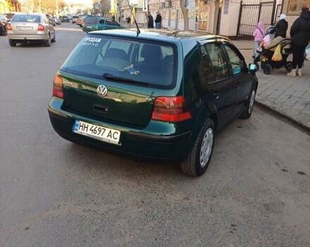 Зеленый Фольксваген Гольф, объемом двигателя 1.6 л и пробегом 237 тыс. км за 4300 $, фото 1 на Automoto.ua