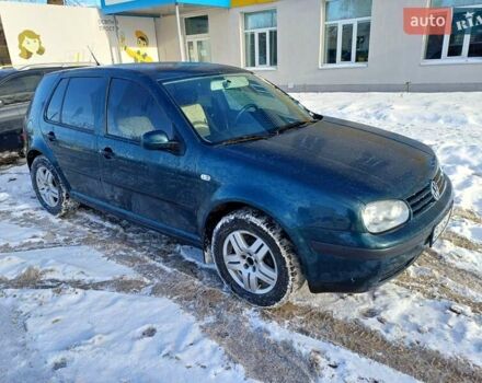 Зеленый Фольксваген Гольф, объемом двигателя 1.6 л и пробегом 237 тыс. км за 4150 $, фото 1 на Automoto.ua