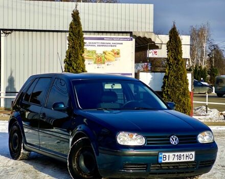 Зеленый Фольксваген Гольф, объемом двигателя 1.6 л и пробегом 198 тыс. км за 4500 $, фото 1 на Automoto.ua