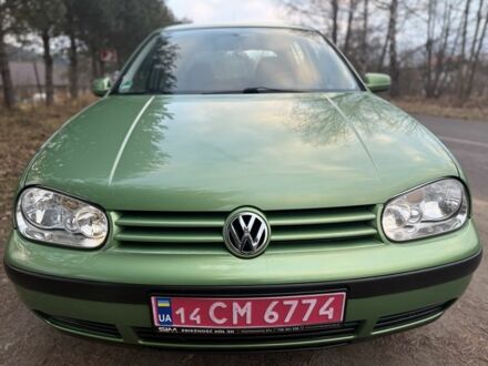 Зеленый Фольксваген Гольф, объемом двигателя 1.4 л и пробегом 160 тыс. км за 4500 $, фото 1 на Automoto.ua