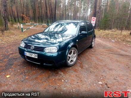 Зеленый Фольксваген Гольф, объемом двигателя 1.6 л и пробегом 183 тыс. км за 3400 $, фото 1 на Automoto.ua