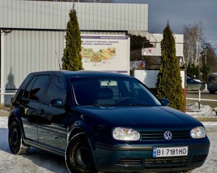 Зеленый Фольксваген Гольф, объемом двигателя 1.6 л и пробегом 198 тыс. км за 4500 $, фото 1 на Automoto.ua