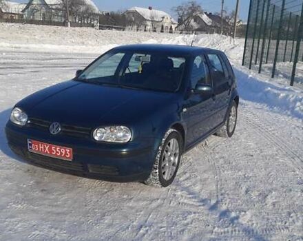 Зеленый Фольксваген Гольф, объемом двигателя 1.6 л и пробегом 180 тыс. км за 4350 $, фото 1 на Automoto.ua