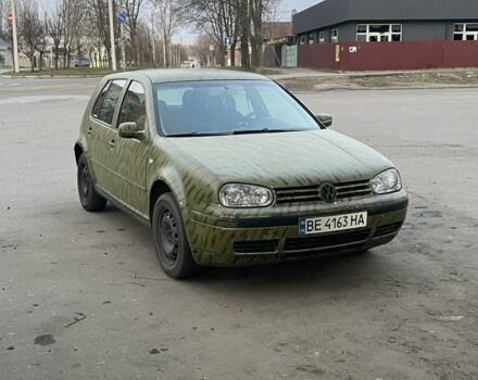 Зеленый Фольксваген Гольф, объемом двигателя 1.4 л и пробегом 423 тыс. км за 2000 $, фото 1 на Automoto.ua