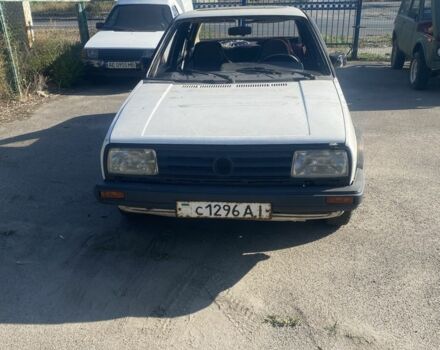 Белый Фольксваген Джетта, объемом двигателя 1.8 л и пробегом 255 тыс. км за 550 $, фото 1 на Automoto.ua