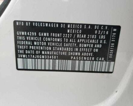 Белый Фольксваген Джетта, объемом двигателя 0 л и пробегом 62 тыс. км за 1100 $, фото 11 на Automoto.ua