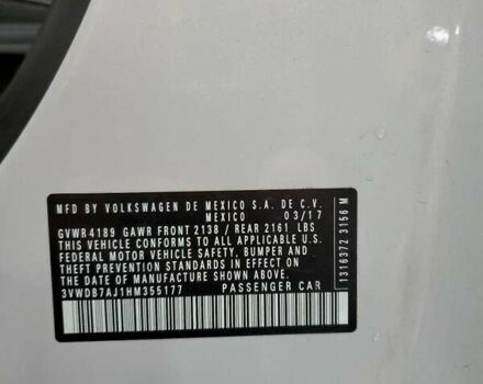 Белый Фольксваген Джетта, объемом двигателя 1.4 л и пробегом 130 тыс. км за 2000 $, фото 11 на Automoto.ua