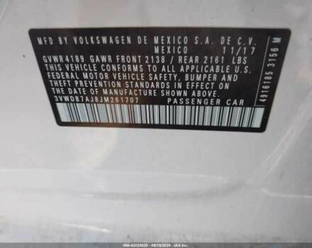 Фольксваген Джетта 2018 в Львове на Automoto.ua Белый Фольксваген Джетта, объемом двигателя 0 л и пробегом 75 тыс. км за 1500 $, фото 8 на Automoto.ua