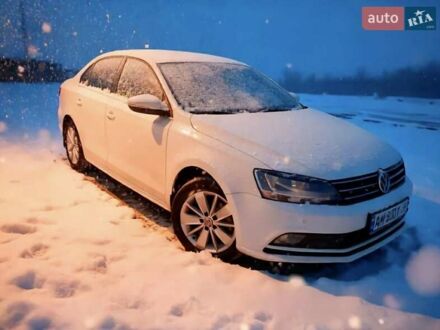 Белый Фольксваген Джетта, объемом двигателя 1.6 л и пробегом 201 тыс. км за 9800 $, фото 1 на Automoto.ua