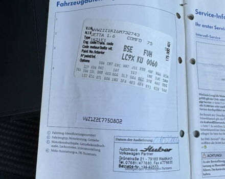 Чорний Фольксваген Джетта, об'ємом двигуна 1.6 л та пробігом 220 тис. км за 5400 $, фото 99 на Automoto.ua
