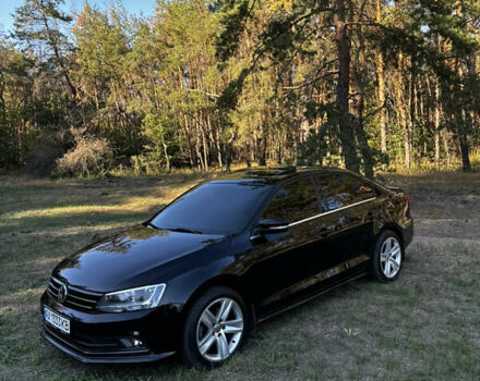 Черный Фольксваген Джетта, объемом двигателя 1.8 л и пробегом 134 тыс. км за 12000 $, фото 2 на Automoto.ua