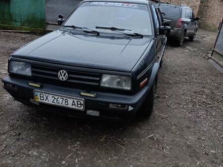 Черный Фольксваген Джетта, объемом двигателя 1.78 л и пробегом 400 тыс. км за 1900 $, фото 1 на Automoto.ua