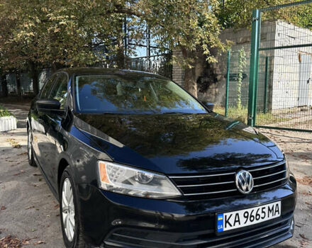 Черный Фольксваген Джетта, объемом двигателя 1.8 л и пробегом 270 тыс. км за 8600 $, фото 1 на Automoto.ua