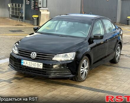 Черный Фольксваген Джетта, объемом двигателя 2 л и пробегом 210 тыс. км за 8500 $, фото 1 на Automoto.ua