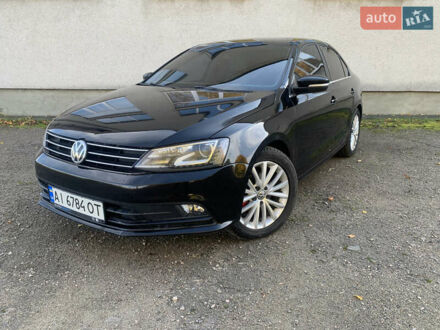 Фольксваген Джетта 2015 в Белой Церкве на Automoto.ua Черный Фольксваген Джетта, объемом двигателя 1.8 л и пробегом 125 тыс. км за 12550 $, фото 1 на Automoto.ua