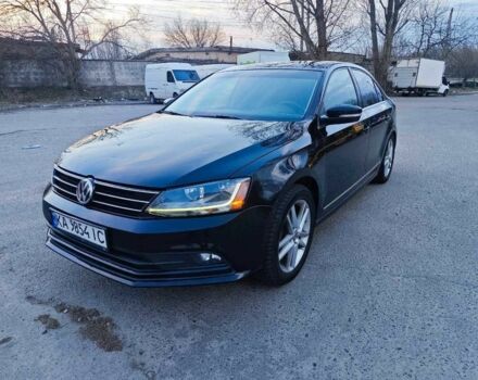 Черный Фольксваген Джетта, объемом двигателя 1.8 л и пробегом 166 тыс. км за 9800 $, фото 1 на Automoto.ua