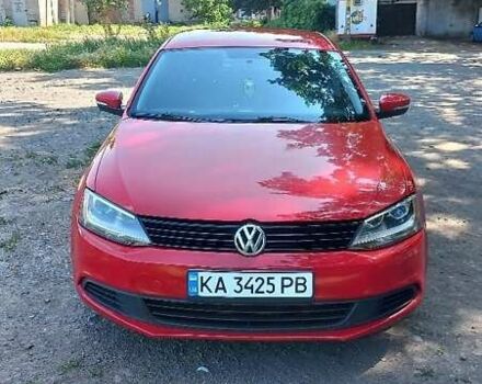 Красный Фольксваген Джетта, объемом двигателя 2.5 л и пробегом 185 тыс. км за 8200 $, фото 1 на Automoto.ua