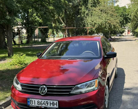 Красный Фольксваген Джетта, объемом двигателя 1.4 л и пробегом 158 тыс. км за 12250 $, фото 1 на Automoto.ua